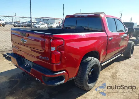 2022 Chevrolet Silverado 1500 Ltd 4Wd Short Bed High Country z USA, uszkodzony, nr VIN 3GCUYHEL2NG210744